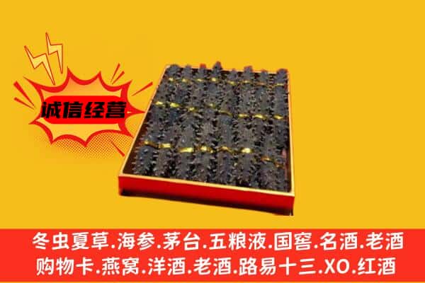 白城市洮南回收海参